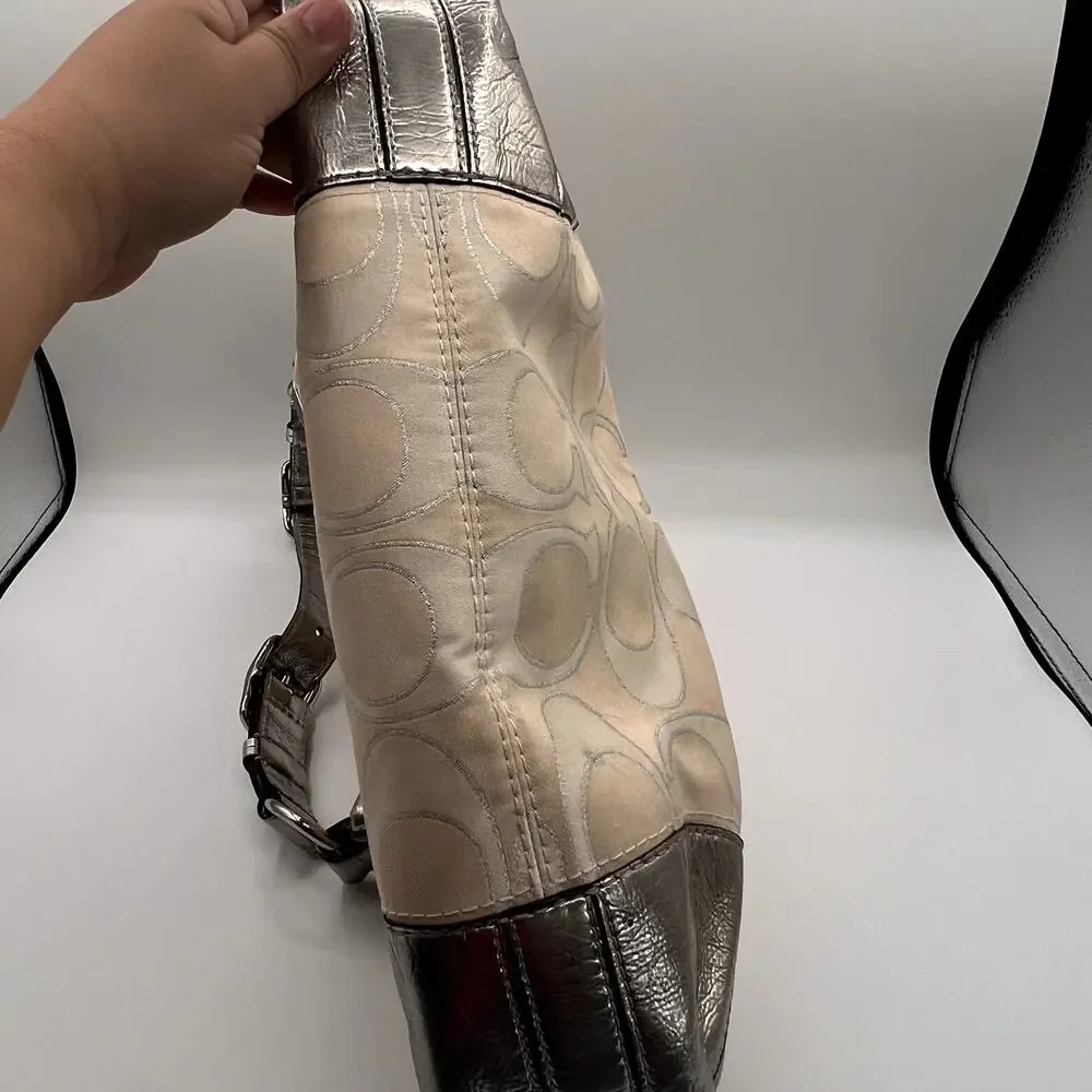 COACH Y2K Signature Jacquard Hobo Shoulder Bag